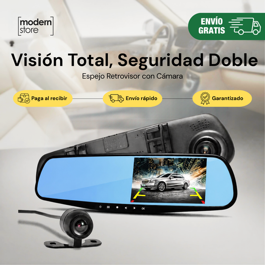 Espejo Retrovisor con Cámara