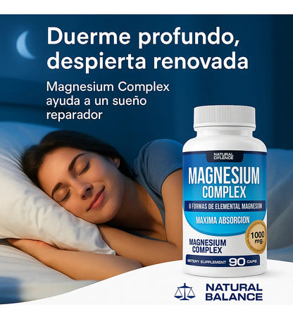 8 Formas de Magnesio en Una Sola Cápsula