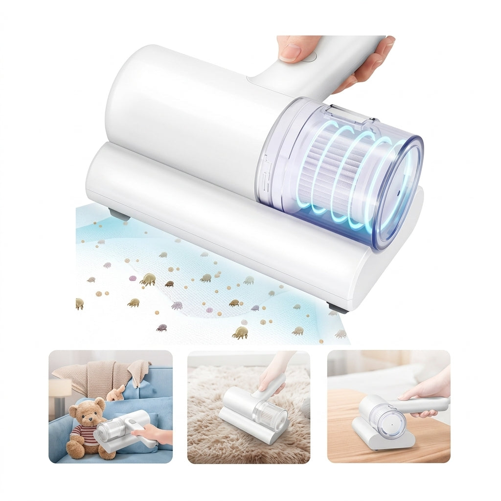 CleanPro™ Aspiradora Antiácaros UV para Colchones y Sofás