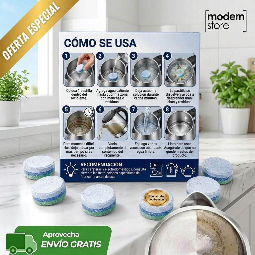 Pastillas Elimina Sarro y Manchas