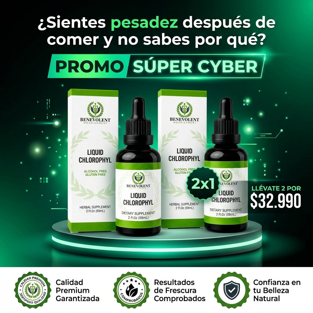Clorofila Líquida 60ml 🌿